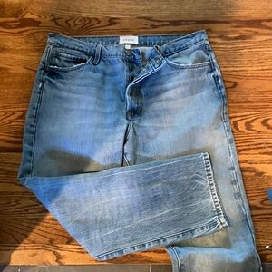 Frame Denim Light Blue Straight Jeans